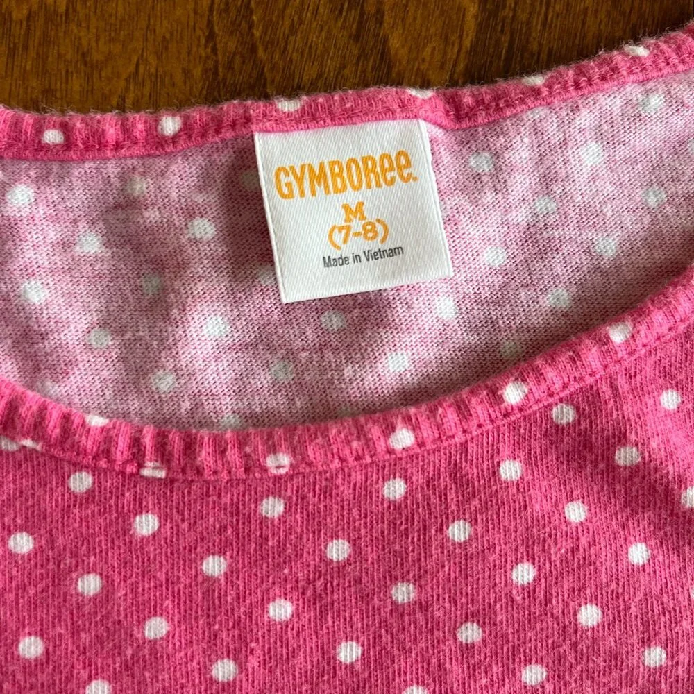 Gymboree pink citrus dress M 7-8